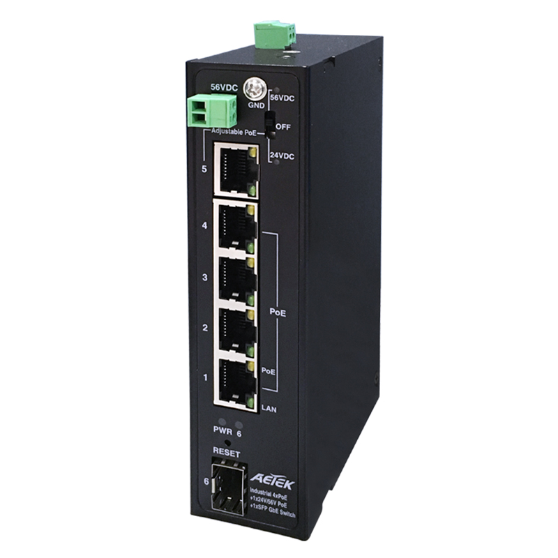 VersaTechnology's tweet photo. The H32-042-30 is an Industrial Grade Gigabit Selectable PoE Switch designed with IP30, 6KV PoE Ethernet port surge protection, and operating temperature between -40°C and 75°C during harsh weather conditions. Learn more: https://t.co/PrjF694s1z https://t.co/Qq3PXciwrv
