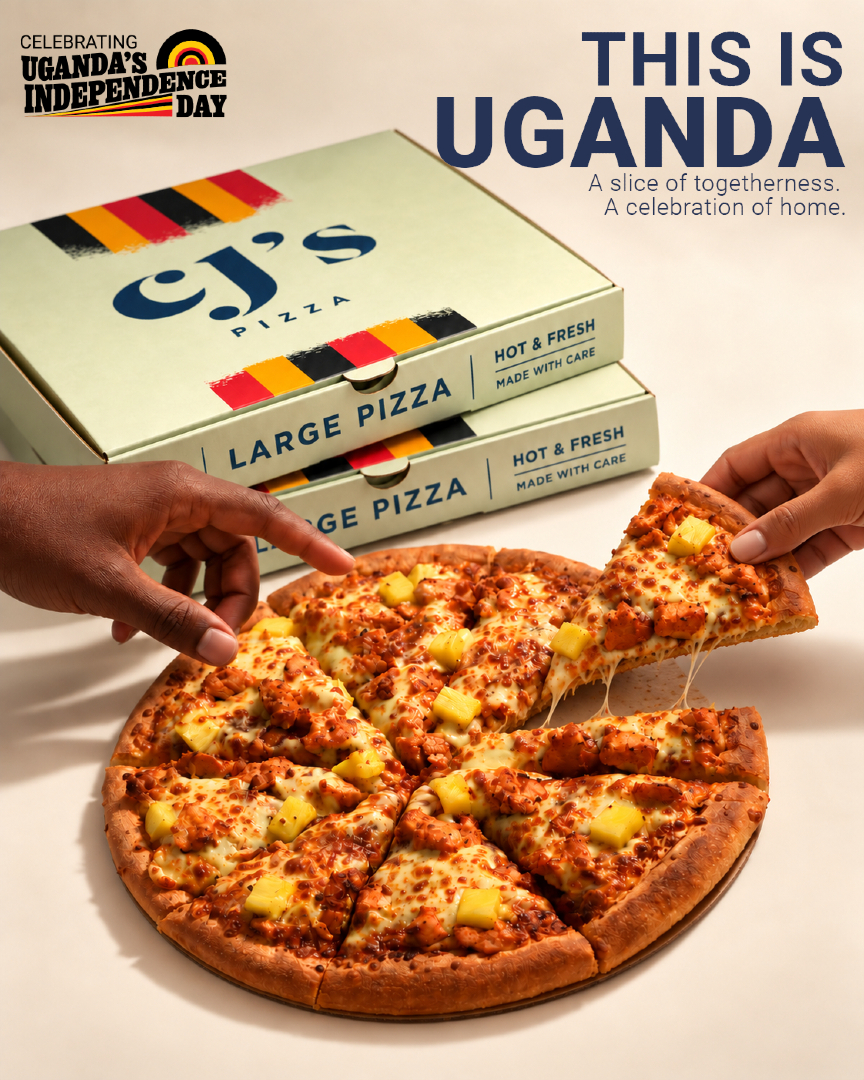 CJs__256's tweet photo. Uganda is in the little things. 🇺🇬❤️

The “let me taste” across the table.
The pizza that brings everyone closer.
The colleague who makes sure you’ve eaten.

At CJ’s, we’re celebrating the everyday moments that make this place feel like home.

Show us Uganda through your eyes. Visit our “This is Uganda” campaign post to join the competition!

#CJs #ThisIsUganda #CJsCelebratesUg #fyp