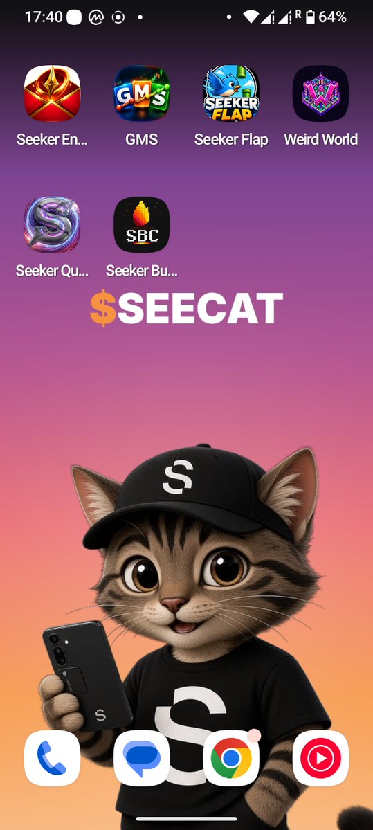 RicoOnSol's tweet photo. GSeecat 

Solana mobile and other android users,

You can now dress up your Seeker phone or android phones using any of the $SEECAT free wallpapers. 

In our gallery we've got four different wallpapers that you can chose from or you can just take all four for seasonal use 😸

Featuring each themes are👇🏾