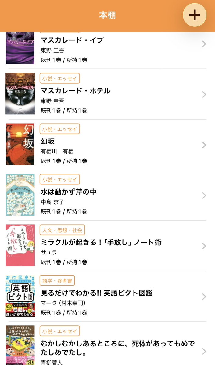 _hiru__yoru_'s tweet photo. 読書垢始めました！手書きで今年読んだ本メモしてるのとこれまでに読んだ本を記録していたので、自己紹介代わりに。
図書館で借りて読んでます📕図書館の端から端まで棚を見てなんとなく気になった本を借りるのが好きです！
#読書好きな人と繋がりたい
#読書垢と繋がりたい https://t.co/H4toAQpqMR