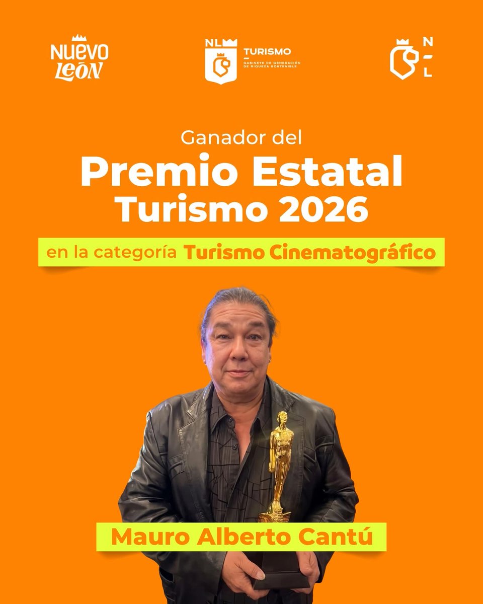 DetectiveMx's tweet photo. Felicitamos a nuestro amigo y compañero Mauro “Bebo” Cantú por recibir el reconocimiento a Turismo Cinematográfico en Nuevo León, por su trayectoria y contribución al cine norestense .

Muchas felicidades, @bebocantu https://t.co/yRVZjuWg6P