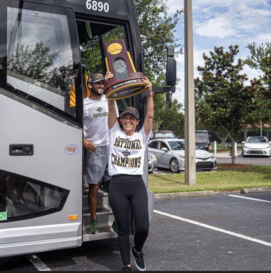 SaintLeoSB's tweet photo. Happy National Coaches Day to the ones who push us, believe in us, challenge us, and help us become the best versions of ourselves! 🫶🏼🥎

So thankful for the coaches who have made an impact on and off the field. We couldn’t do it without you! 🦁 https://t.co/5yj8XqWUJE
