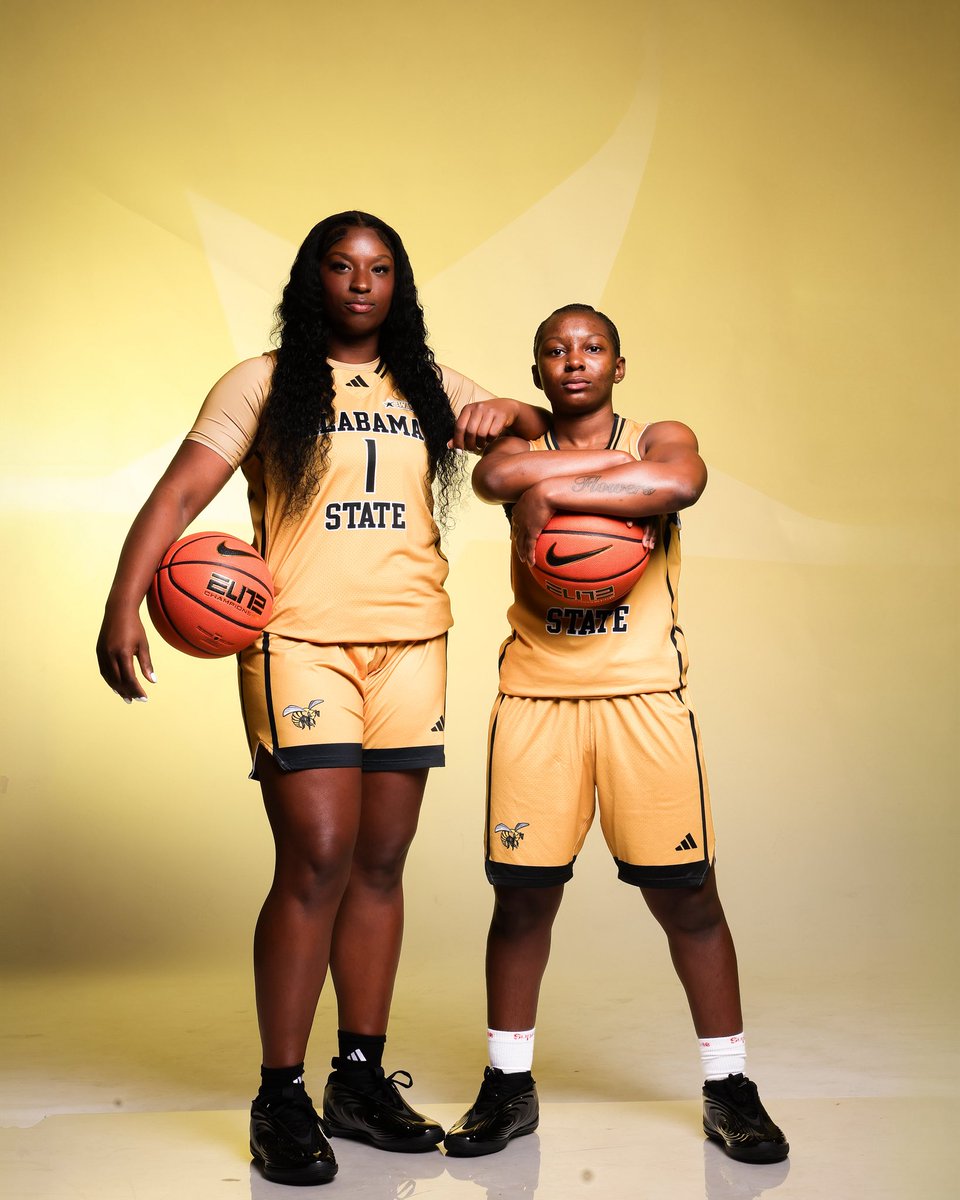 theswac's tweet photo. @BamaStateSports Women’s Basketball ready to swarm their way on the court 🐝

#SWACMD | #SWACWBB | #BuildingChampionsForLife https://t.co/3DZb1ePDXG