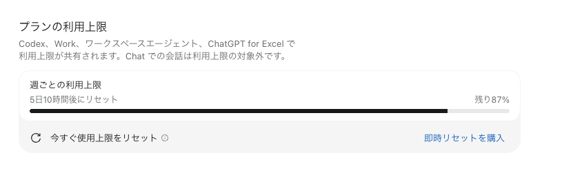 KCTecraft's tweet photo. GPT-6.1 Sol、1日中使い続けても使用量がほとんど減らない https://t.co/UqAwDCnoab