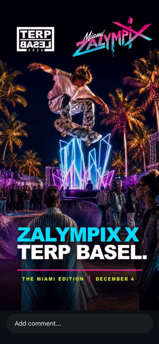gettinghighwith's tweet photo. Miami! It’s going down! What an honor to be hosting @terpbasel again. One of my favorite events to be at. This year is special. We doing the first ever multi state @zalympix competition. That’s right. Terp Basel x Zalympix!. Who going? https://t.co/GworsoVmCG