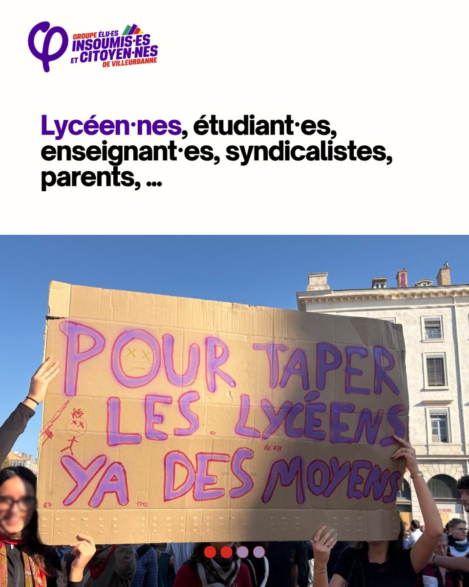 eluslfi69100's tweet photo. Nous étions 30000 à la manifestation à Lyon pour demander des moyens à la hauteur des besoins de l'éducation des jeunes !

#Lyon #manifestation #lyceens #etudiants #manif6octobre #blocage #france https://t.co/5lujtunPGP