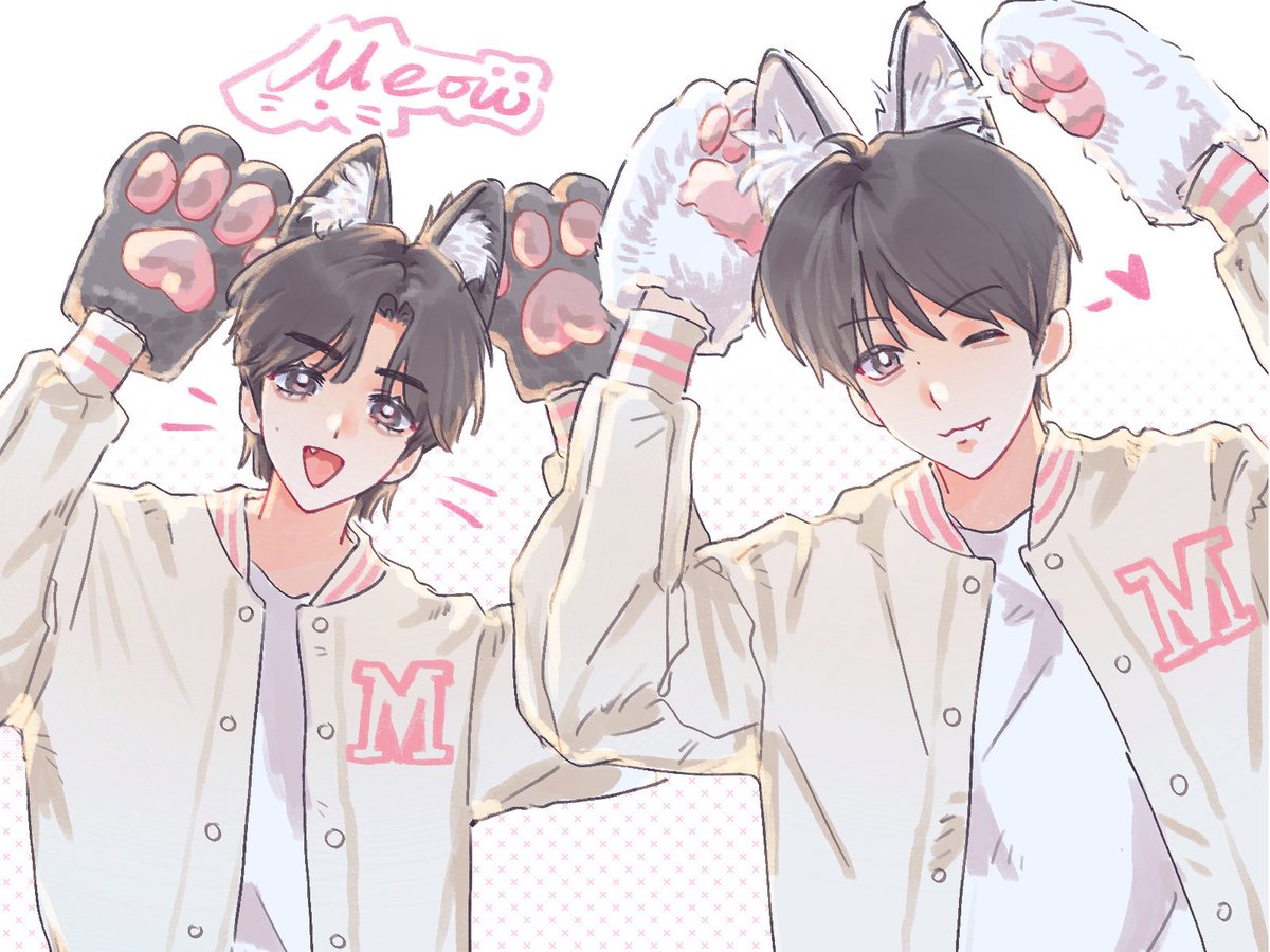 Spoon_2399's tweet photo. 🐈‍⬛🐈
 #단짝즈 https://t.co/f0hXSrPDpi