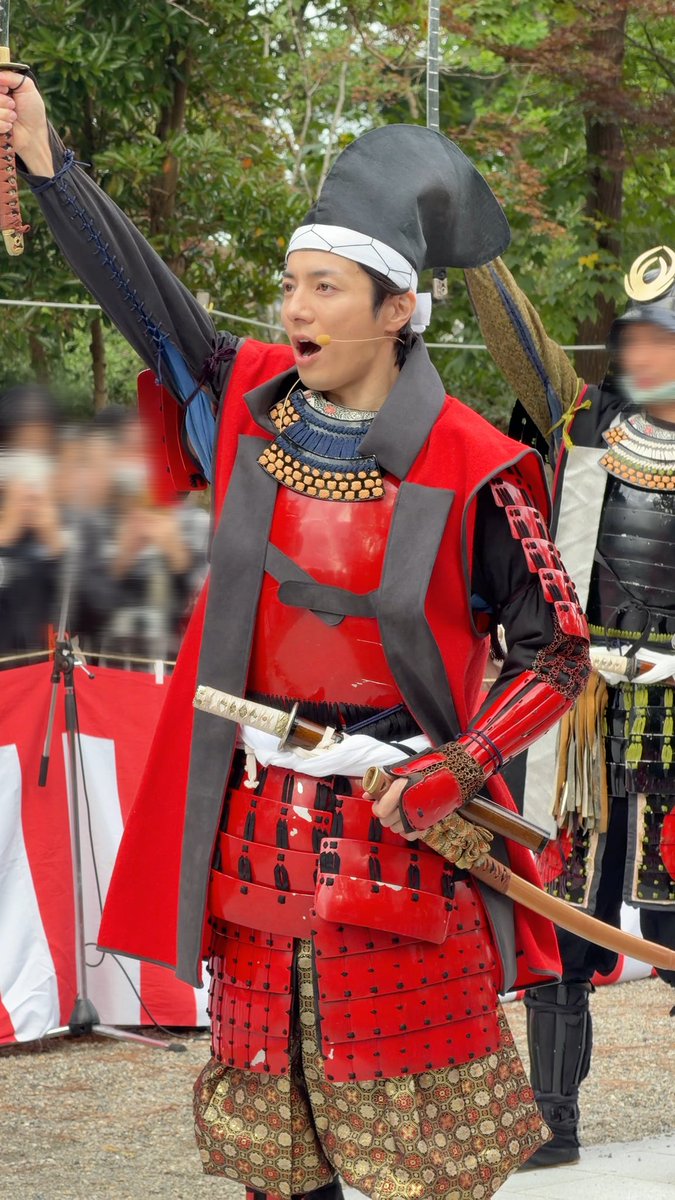 at_2s6i's tweet photo. #荘内大祭

酒井忠次役 / #和田琢磨 さん

朱塗りの甲冑とてもお似合いです！ https://t.co/53HFqA5KNc