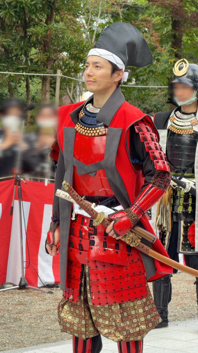 at_2s6i's tweet photo. #荘内大祭

酒井忠次役 / #和田琢磨 さん

朱塗りの甲冑とてもお似合いです！ https://t.co/53HFqA5KNc