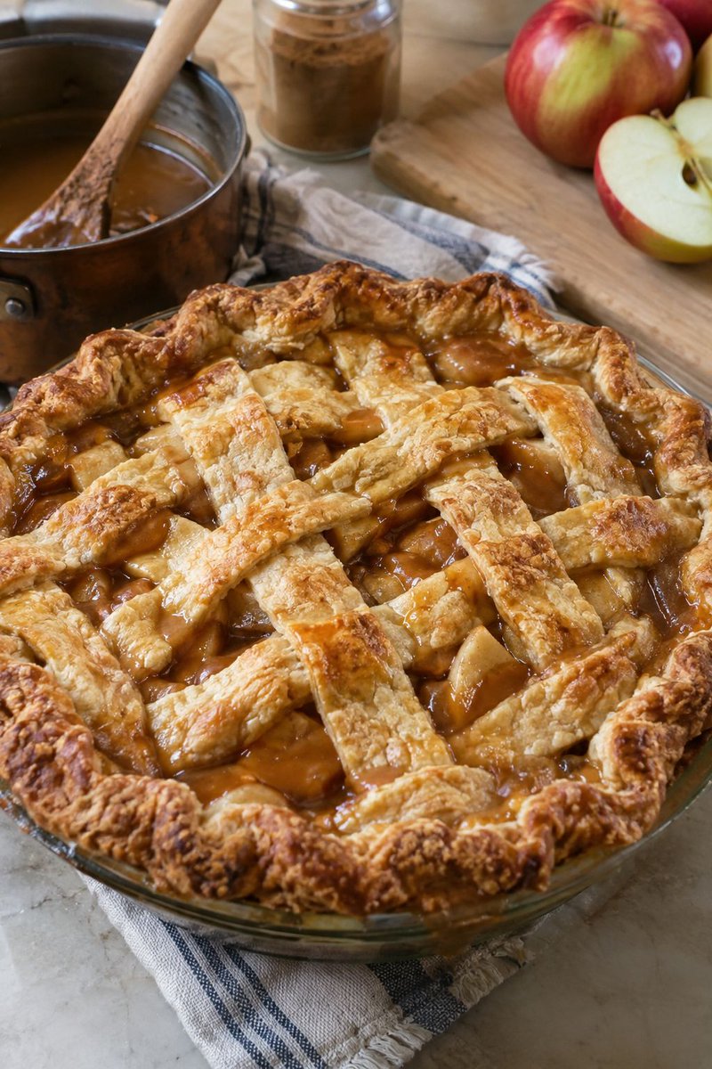 SweetzRecipes's tweet photo. The Best Caramel Apple Pie Recipe (Easy &amp; Flaky Crust)

✅ Full recipe here 👇👇
https://t.co/mWozsw6akO

#CaramelApplePie
#ApplePieRecipe
#HolidayDessert
#HomemadeCaramel
#FlakyCrust https://t.co/ZRIIFh7oa6