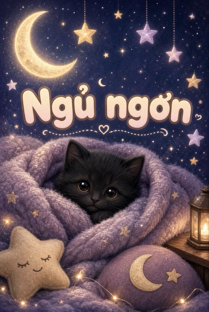 HanaTran86's tweet photo. Ngủ ngon tối thứ 4. Trời tối, nhà yên, mèo cũng đã chui chăn. Chúc mọi người một giấc sâu, không mộng xấu.
Mai gặp lại. Đêm nay mấy giờ tắt đèn? 🌙🐱
#ngungon #thu4 #goodnight https://t.co/cZ8Gk3zrIT