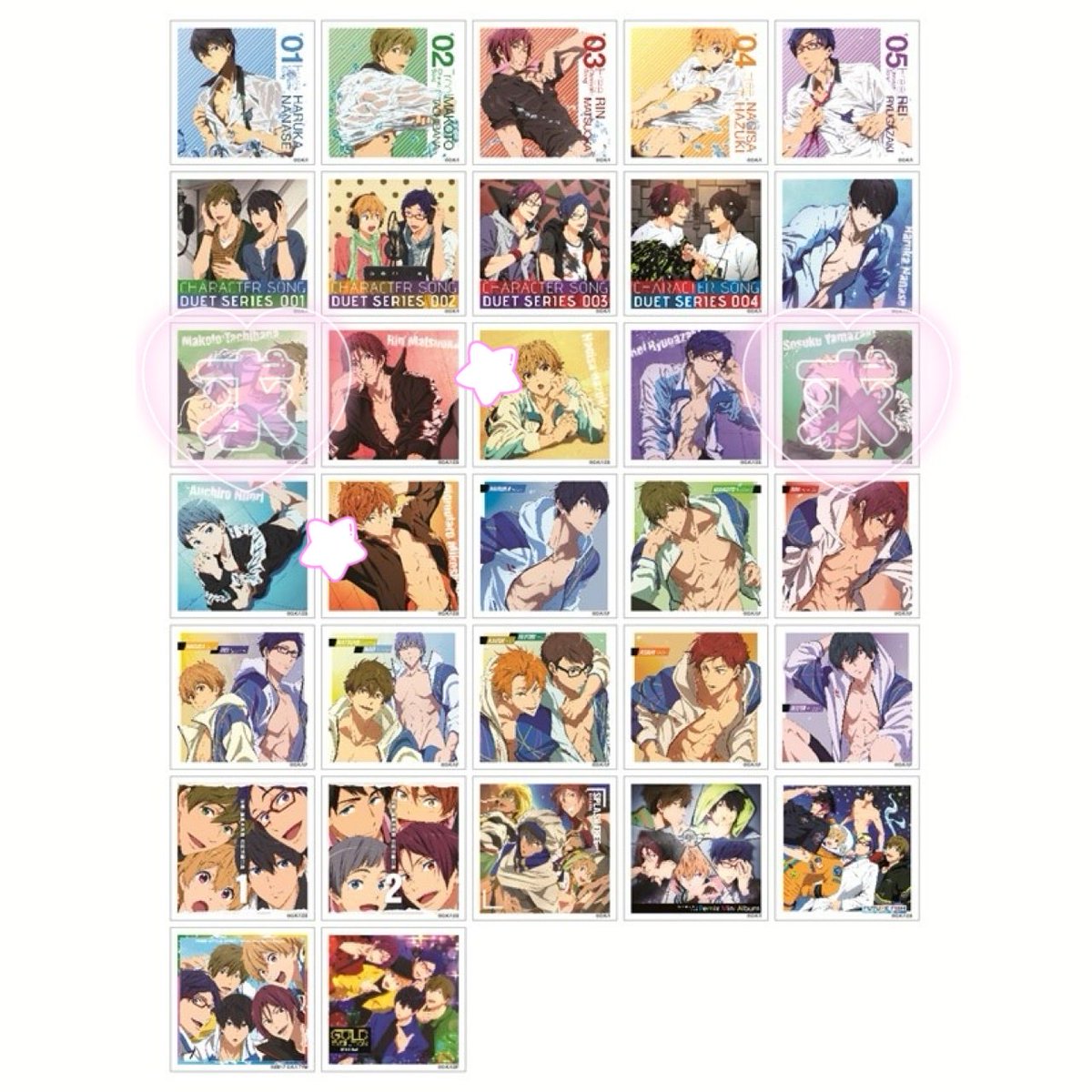 kr_otrhk1's tweet photo. 【買取】Free! ランダムフォトカード スクエアステッカー

求：真琴・宗介＞同数まで☆の渚・百太郎
譲：定価(＋送料)

現状各1で求めております。
横浜・プロカ記載場所での手渡し＞郵送(局留での発送が可能な方のみ)

お気軽にお声がけください。 https://t.co/2noiOQ83ka