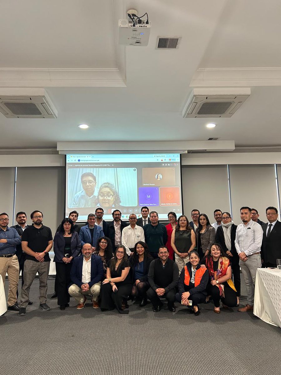 ATUK_ce's tweet photo. Estuvimos en Quito, Ecuador 🇪🇨, en el Taller organizado por el Programa EC-L1285 (BID–SAT) “Fortalecimiento del Sistema Nacional de Alerta Temprana ante Múltiples Amenazas”, financiado por @el_BID / @the_IDB, y ejecutado por la Secretariá de @Riesgos_Ec con @inamhi_ec. https://t.co/qVgmYNAg6X