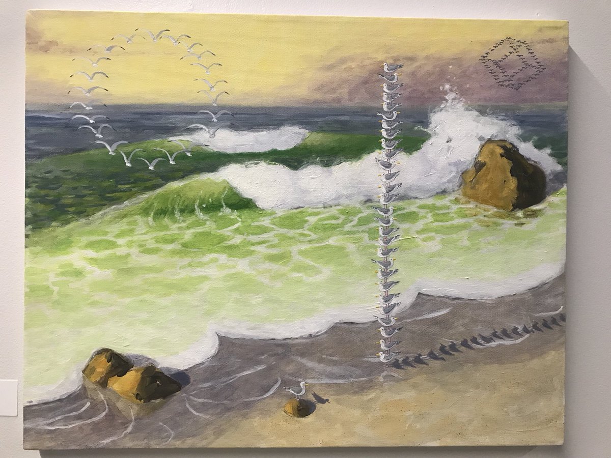 Swag_K1RBY's tweet photo. Just discovered Stephen Hillenburg did art independently and it looks Amazing https://t.co/o564XPy1Or