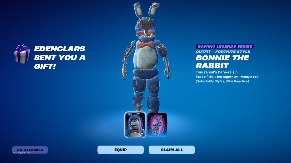 7idyZac's tweet photo. Thank you for scott nightmare's skin @InfoFortniteES #CastgLegit @Castgfishy #Revertslegit https://t.co/IbJx02R8pv