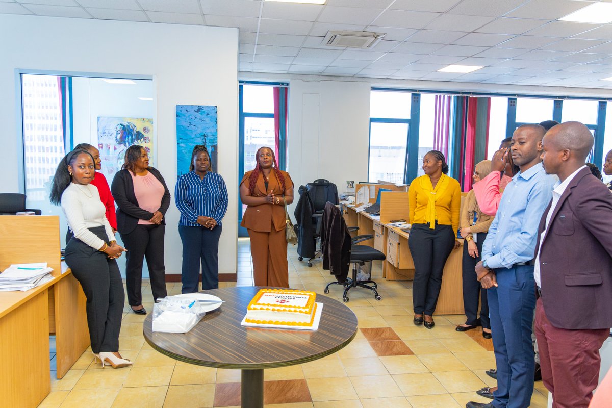AAR_Insurance's tweet photo. We took appreciation off the email thread and into the room.

Our visit to I&M Bank Ltd was all about good conversations, shared laughs and celebrating a partnership that continues to make a difference.

A few gifts were exchanged, cake was enjoyed, and most importantly, we made time to say thank you.

Because sometimes #TheExtraMile starts with simply showing up.

At AAR, #HukuTunajiTumAAR.

#CustomerServiceWeek2026 #AARInsurance