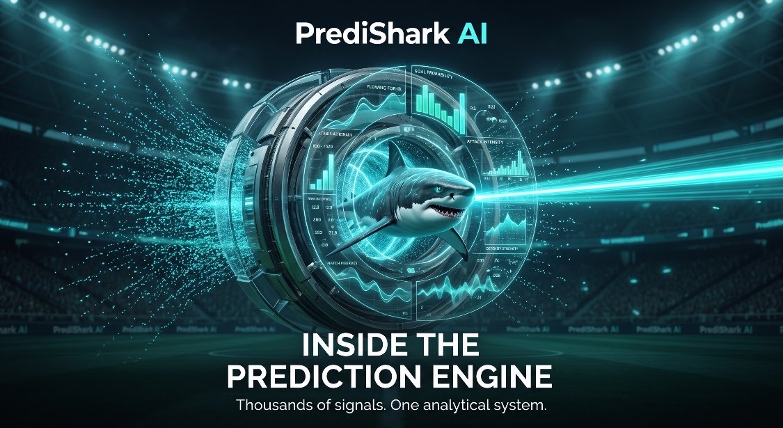 iam_mafia1's tweet photo. Inside the prediction engine ๐ฆโก
Thousands of match signals โ one analytical system.
See what the data sees.
๐ https://t.co/VbZoODuU4Y
#PrediShark #FootballAI #AIPredictions #FootballData #SportsAI #SHARK https://t.co/rmJM9ZJ8oi