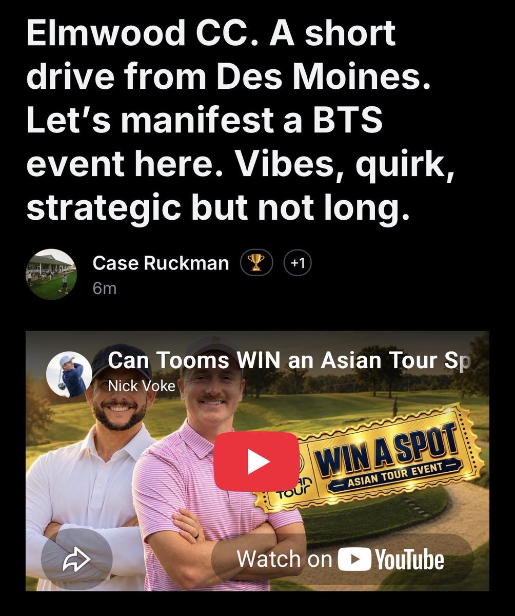 KReisinger3's tweet photo. @MidwestGolfJake are you a @GolfersJournal guy? https://t.co/U5ElsJLav7