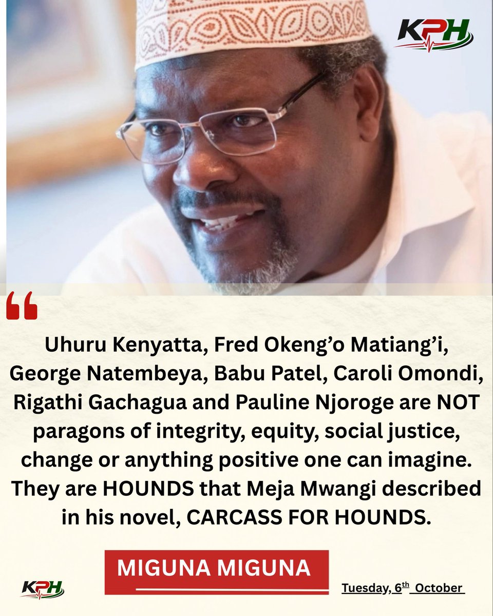 AokoOtieno_'s tweet photo. The Raila he used to hound for meal tickets is Dead, end of his career too

Kizungu mingi apparently doesn’t pay bills 

It is because of Raila he wrote “peeling back the mask”, swore in Raila as people’s president 

Then got deported while sedated like a pregnant elephant 

Sudi told me Miguna demanded 50M for supporting Kasongo 2022, kitu alipewa ni passport yake kurudishwa 

Mimi niliomba wanieke ata mtu wa mkono wa Itumbi, bora salary. Kalenjins are wicked folks bruv 

Both Miguna and I met Sudi at his office after we BOTH campaigned for Ruto against our community 

Check the photos. Same setting 

I got over my bitterness. They arrested me for saying Ruto fucks Tuya, wakani make famous and relevant vicariously 

Hiyo blogging gig walininyima, inajengea mamangu Bungalow sai courtesy of WANTAM! 

Double M naye, at 60, with a daughter who is a pornstar in Canada wants his legacy to be an online bully 

Oh integrity, equity, social justice… Apart from writing gossip in 800 pages, what is the landmark significant thing he can be remembered for? 

Swearing in a fake President? Miguna dhi pek mihenji kuma meru piele, an okaluori bwana. Ibaro wiwa