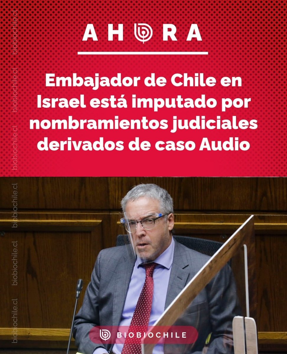 labeasanchez's tweet photo. Un embajador de Chile esta en calidad de imputado.  
Esto es insostenible.
La cancillería debería pedir la renuncia a Gabriel Zaliasnik 
¡Ya! https://t.co/NfZr96CHss