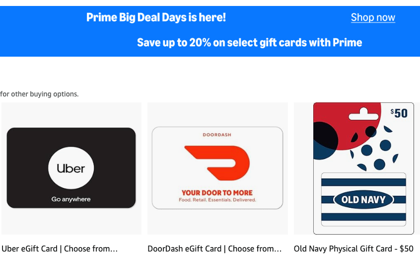 USCCStrategy's tweet photo. #ad #Amazon Save up to 20% on gift cards with Prime 
https://t.co/WaKd9lIWzD https://t.co/z4PWb59Fz6