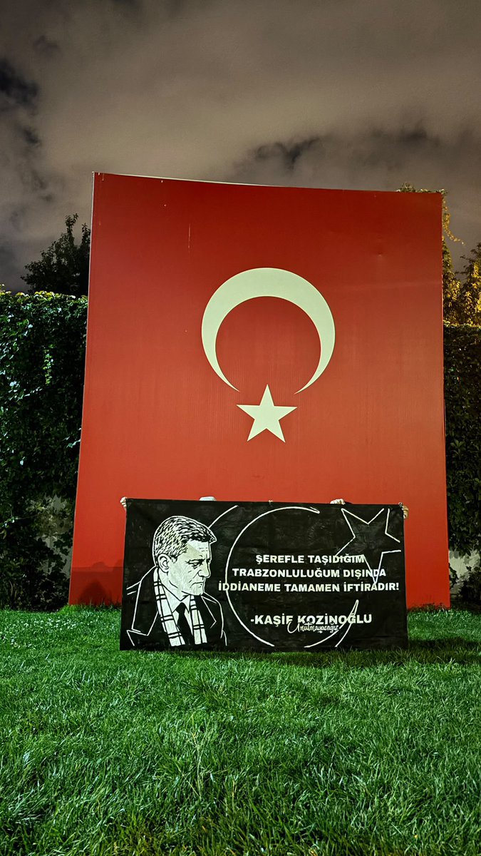 MilliyetciTS_'s tweet photo. Şerefle taşıdığım Trabzonluluğum dışında, iddianame tamamen iftiradır!

- Kaşif KOZİNOĞLU https://t.co/qXMVAVVwoF