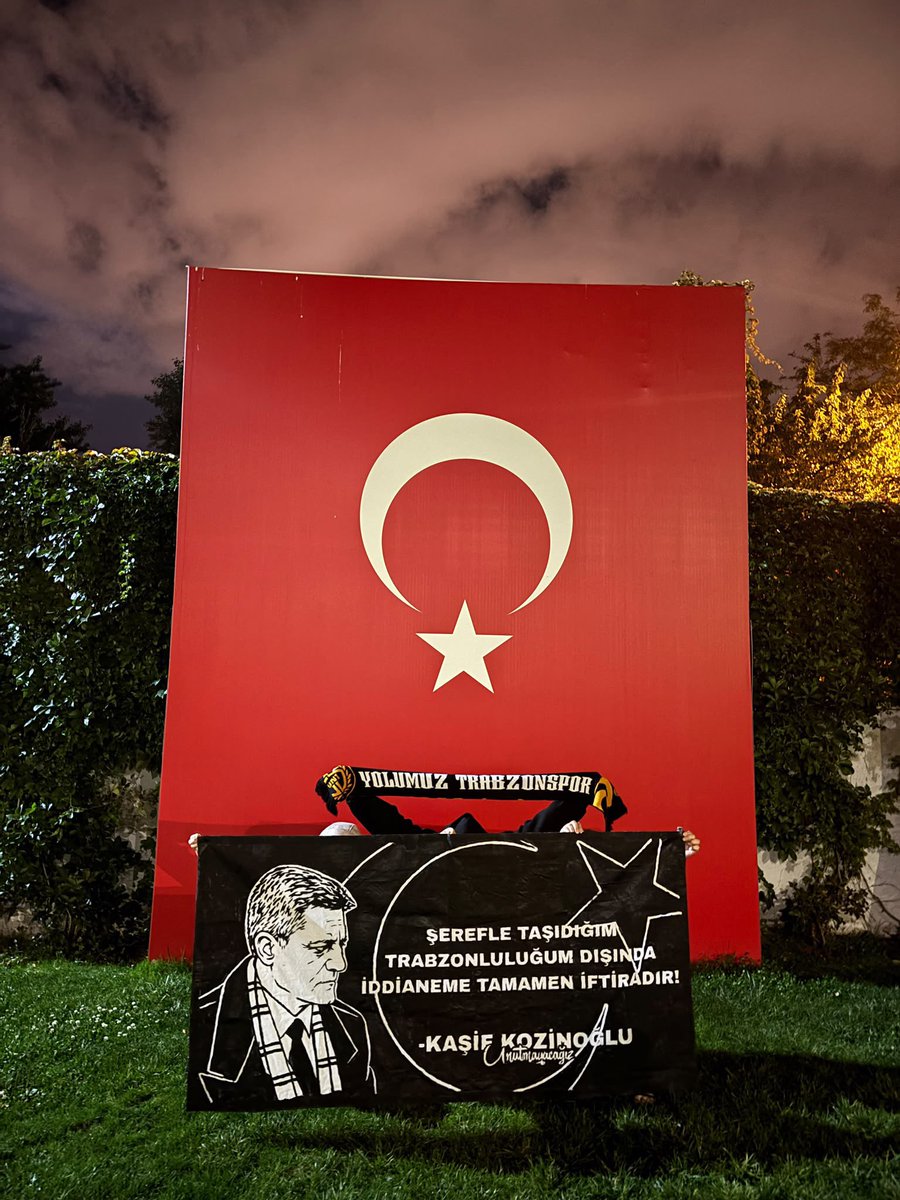 MilliyetciTS_'s tweet photo. Şerefle taşıdığım Trabzonluluğum dışında, iddianame tamamen iftiradır!

- Kaşif KOZİNOĞLU https://t.co/qXMVAVVwoF
