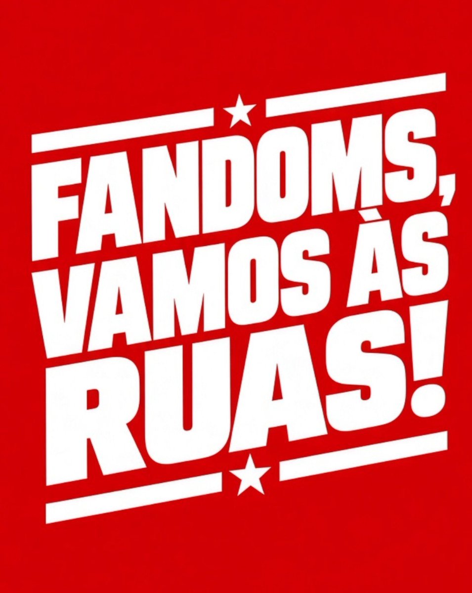 fandomscomlula's tweet photo. FANDOMS, VAMOS ÀS RUAS! ✊
Thread de manifestações ou marchas pelo 2º turno no Brasil todo🔥🔥
segue o fio 🧶 https://t.co/UcQtbCIbYA