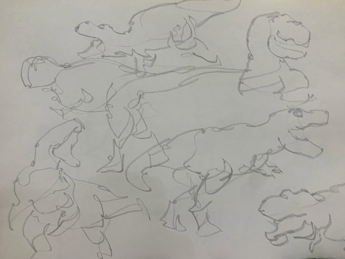 chill4ester's tweet photo. Dinosaurs in scribbles paints 2/2

#art #pencil #sketch #scribbles #artoftheday #c4 https://t.co/uUxCLW9YvT