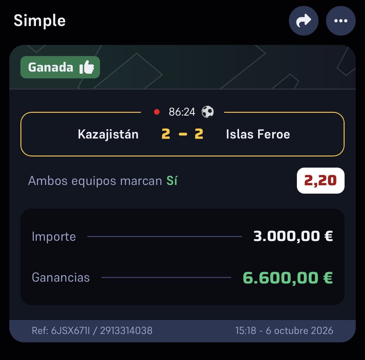 RJ_ANALYTICS's tweet photo. CREO QUE ME DEBERÍAN BANEAR
NO PARAMOS DE GANAR JUNTO A VOSOTROS EN UN CANAL GRATUITO💰
👉🏽 https://t.co/HJ4LPo0O2M https://t.co/df2FJjp6Pn