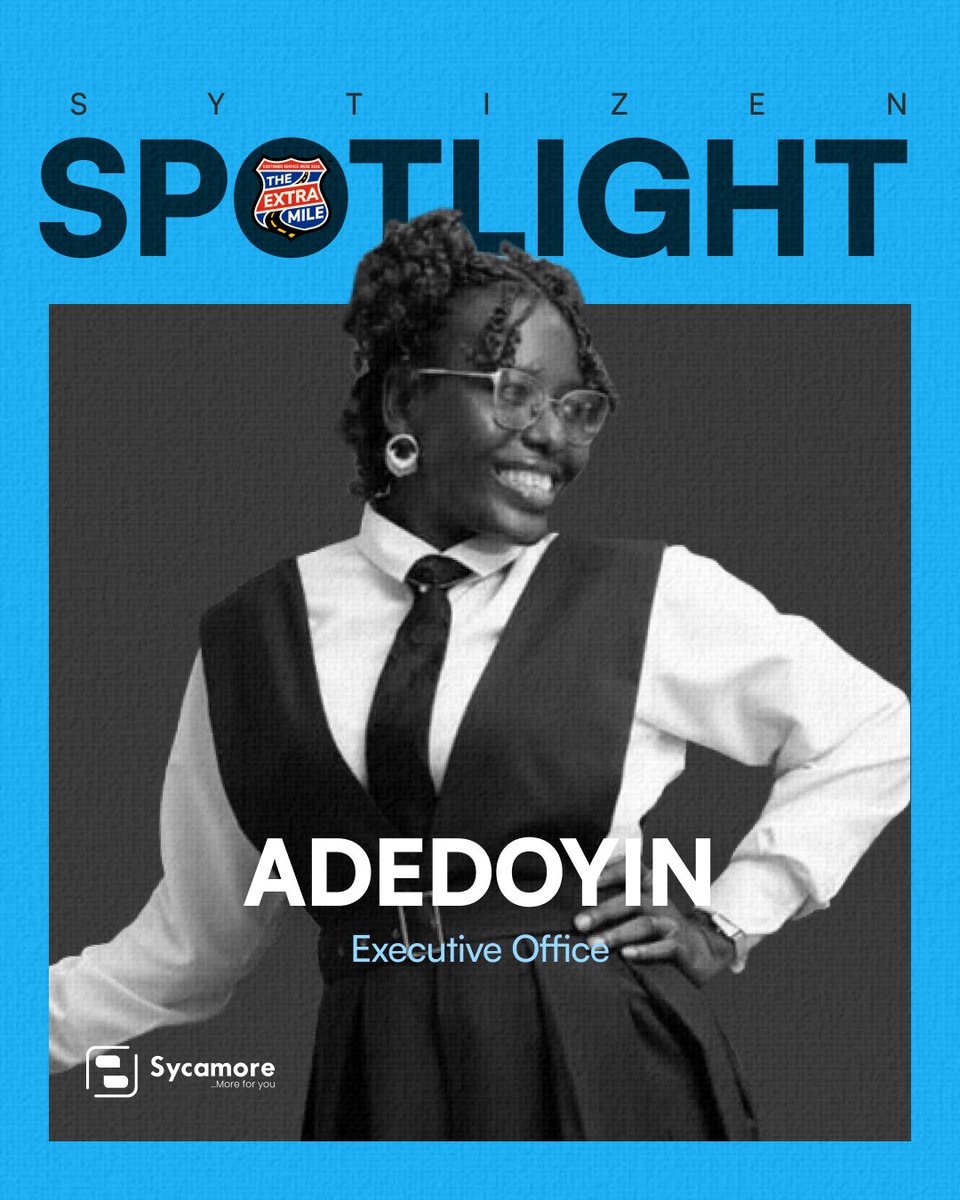 SycamoreNG's tweet photo. For Adedoyin from the Executive Office Team, “The Extra Mile” is about being proactive, anticipating what’s needed, taking ownership, and stepping up to get things done, even when it falls outside your usual responsibilities💚✨

#csw2026
#Sycamoreforyou https://t.co/ebB4PH8sLs