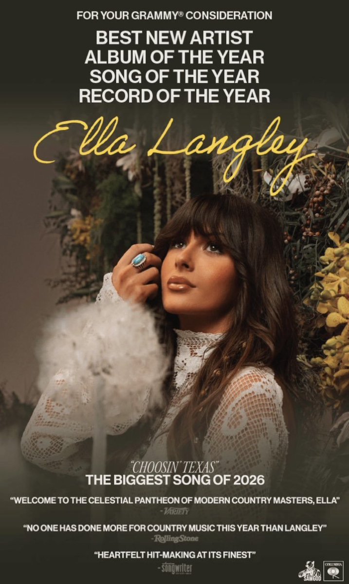 EllaMusicDaily's tweet photo. For your Grammy consideration 🏆 https://t.co/c9wpLzXpRB