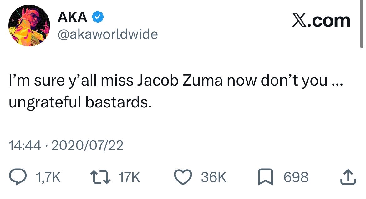SS_Mogashoa's tweet photo. There is an AKA tweet for every moment 🥲🇿🇦 https://t.co/daYgKjWYz4