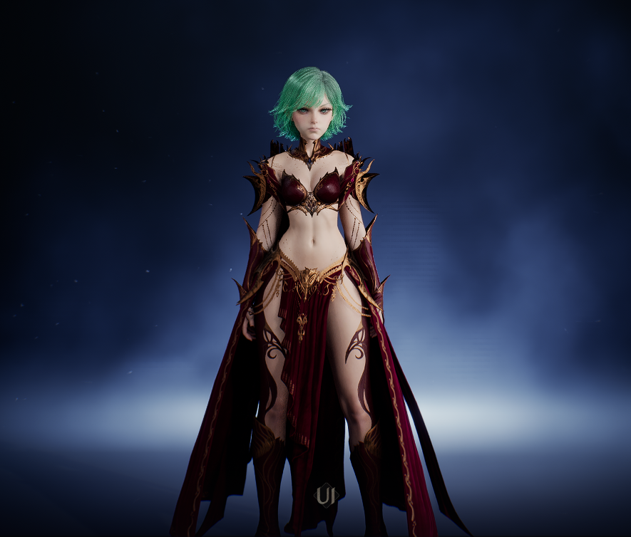 Nichstda's tweet photo. Tatsumaki (One Punch Man) Made in AION2 https://t.co/I5orvJrg5v