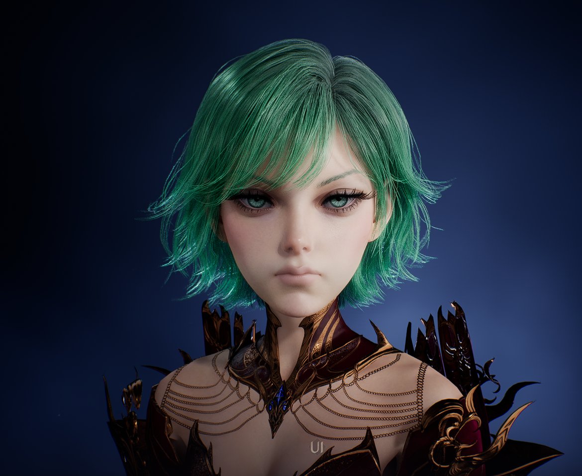 Nichstda's tweet photo. Tatsumaki (One Punch Man) Made in AION2 https://t.co/I5orvJrg5v