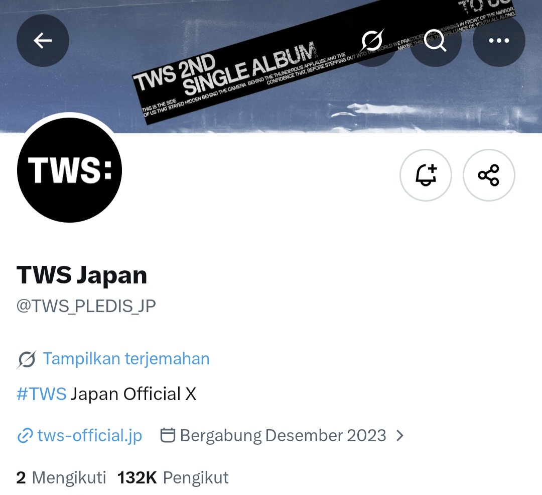 TWS42_INDONESIA's tweet photo. [INFO] 261006 -1

Akun sosial media TWS secara resmi mengganti layout

Selamat datang di era 'TO US' 

#TWS #투어스 #247WithUs #TO_US @TWS_PLEDIS https://t.co/ks420fK9mG