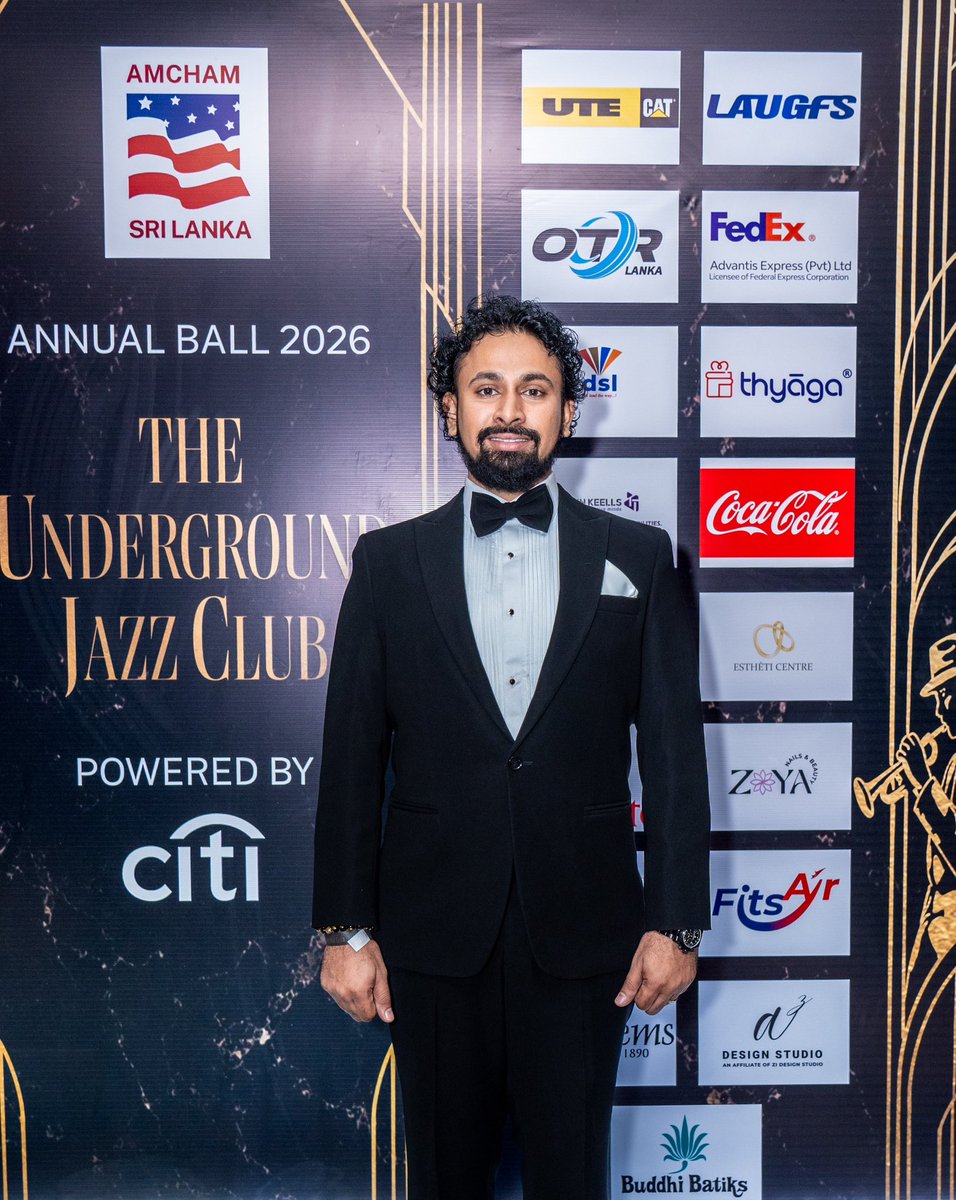 glsandun's tweet photo. A memorable evening at the AmCham Sri Lanka Annual Ball 2026 🇺🇸🇱🇰

A wonderful opportunity to connect with the business community and celebrate the relationships that continue to strengthen engagement between Sri Lanka and the United States. @USEmbSL 

#AmChamSriLanka #AmChamBall2026 #USSriLanka #SriLanka #USA #InternationalBusiness #BusinessDiplomacy #Networking