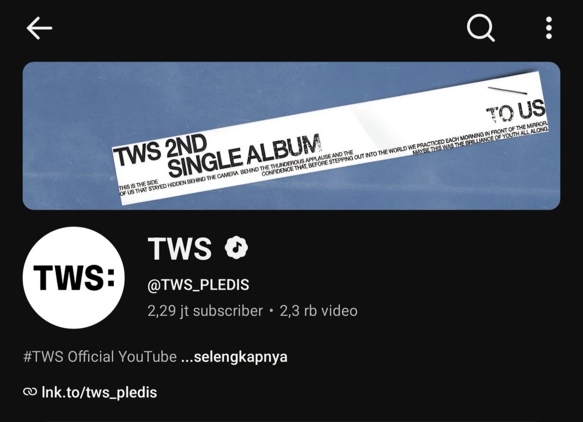 TWS42_INDONESIA's tweet photo. [INFO] 261006 -2

Akun sosial media TWS secara resmi mengganti layout

Selamat datang di era 'TO US' 

#TWS #투어스 #247WithUs #TO_US @TWS_PLEDIS https://t.co/acHvq2a9wL