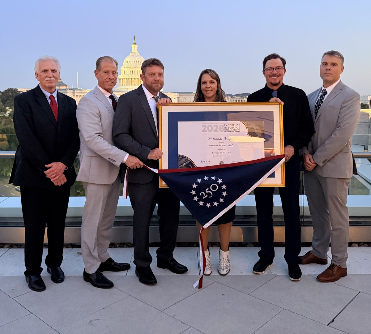 OSM_doi's tweet photo. Congratulations to Seneca Property LLC and Jewett Mine LLC, the 2026 Excellence in Surface Coal Mining Reclamation Award winners! 🎊🏆

This award recognizes exemplary results in returning a former coal mine site to productive use and creating lasting benefits for the land and community.

Learn more: https://t.co/JaZ5Z4gXAb.