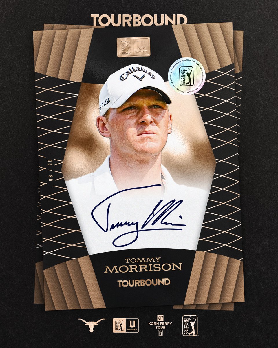 KornFerryTour's tweet photo. The @PGATour is getting another big man!

Four months after turning pro, 6'9" Tommy Morrison has earned his PGA Tour card. https://t.co/q8ZdLF164R