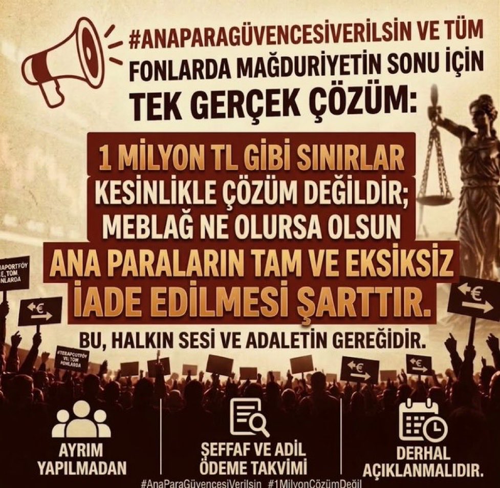 vlknszr's tweet photo. @PiyasaOttoman 1 Milyon üzeri altında olan herşeyini kurtaracak 1 Milyon üzeri yatıran kaderine razı mo olacak ?Böyle adalet mi olur benim zararım çok büyül beni dolandıran farklı değil ?

#1MilyonÜstüAnapara 
#1MilyonÇözümDeğil 
#AnaParaHakkımızdır https://t.co/NSGYH2wuqT
