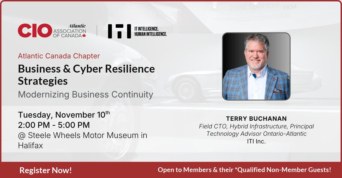 CIO_CAN's tweet photo. Business resilience is about more than recovering systems. It’s about restoring clean, trusted data and critical workloads when disruption strikes.
Register👉 https://t.co/assDXJwFym
#CIOCAN #CyberResilience #BusinessResilience https://t.co/acrrCZDBc9