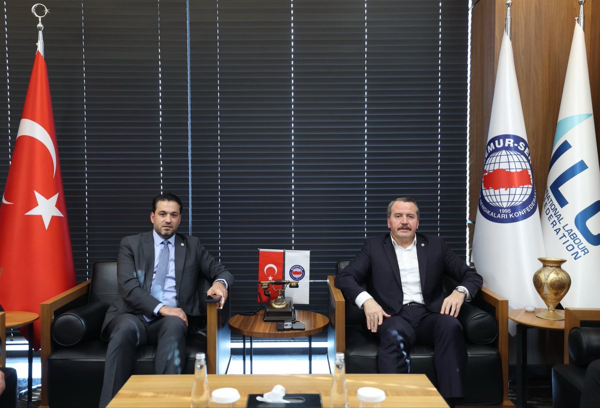_aliyalcin_'s tweet photo. Uluslararası Demokratlar Birliği (UID) Genel Başkanı Kenan Aslan’ı konfederasyonumuzda ağırladık.

Uluslararası alandaki gelişmeler, çalışma hayatı, UID çalışmaları üzerine güzel hasbıhali ve ziyareti için Genel Başkan Sn.Aslan’a teşekkür ediyorum.

@aslankenan_nl  | @U_I_D https://t.co/YBuda4BXPe