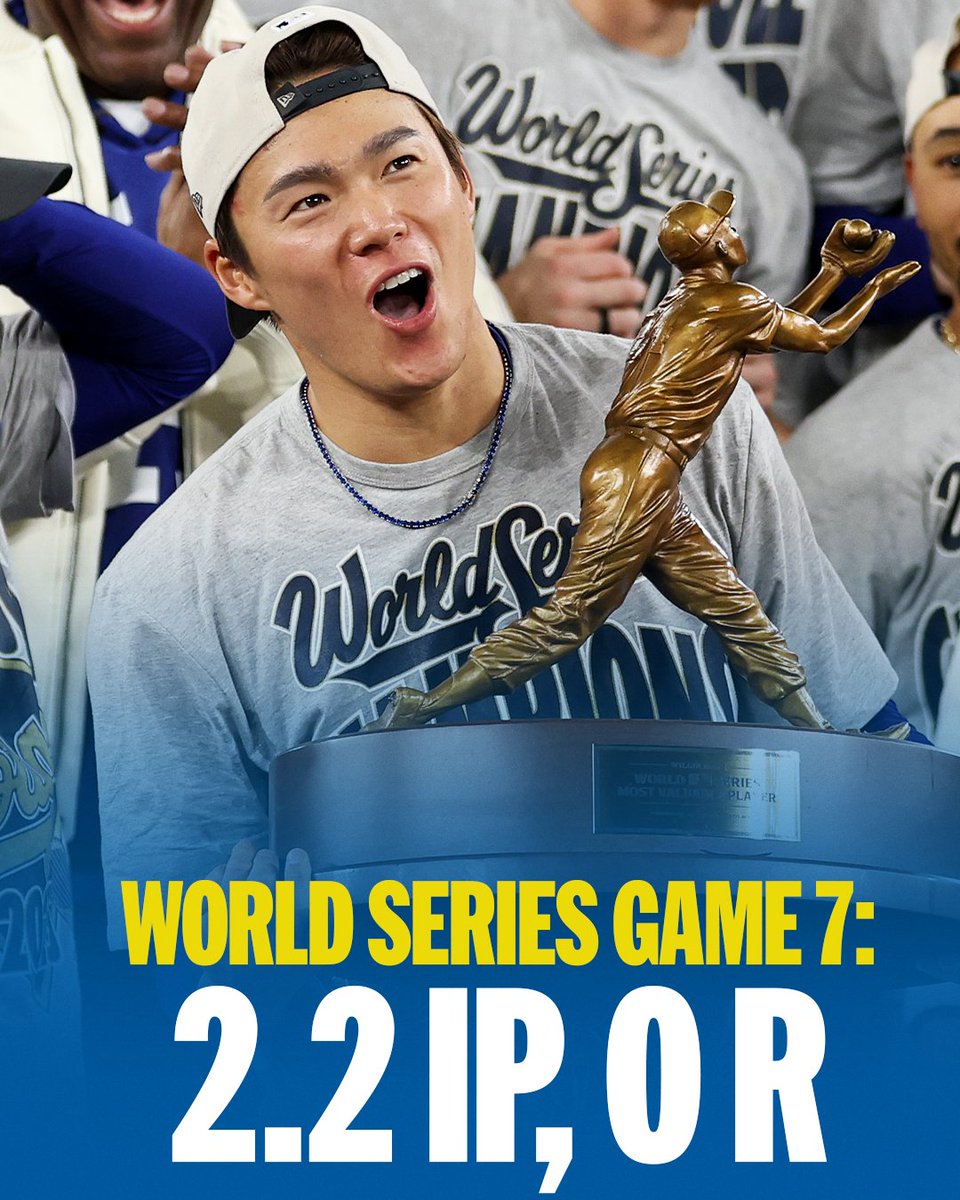 Yoshinobu Yamamoto’s 2025 #Postseason run was legendary!

He takes the ball tonight for the Dodgers 👀 
 [📷](https://pbs.twimg.com/media/HT9YLsTXUAEwRt4.jpg) [