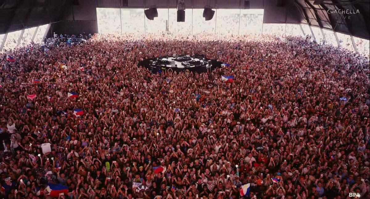 bini_writes's tweet photo. Other credentials/metrics of BINI this year were just as big but I think #BINICHELLA is what propelled the octet to the top as the FMA’s Artist of the Year. 

Coachella is in a summit of its own. No homegrown and all-Pinoy act had ever conquered it until BINI. And BINI did it by every imaginable metric in an iconic debut. 

From thousands of attendees for its debut in Mojave, the virality at home to worldwide impact (150+ international features), the legacy and imprint on Pinoy pop culture, government recognitions and that burning Pinoy pride moment. Numbers don’t lie. 

The Pantropiko Kulintang Version alone led to hundreds of Philippine tourism videos online with millions of views — and dare I say to @TourismPHL ambassadorship. BINI was in the Top 5 metrics of Coachella across all platforms. BINI was the 2nd most viewed, just behind the one and only Justin Bieber. BINI was the No. 1 talked about artist worldwide. BINI was all over the world. And yes, PH as well after BINI screamed “MABUHAY ANG OPM. MABUHAY ANG MUSIKANG PILIPINO” in one of the biggest musical stage on Earth. 

A FIRST IN PH. A FIRST FOR PH. And one quote I will never ever forget that underlines the historic moment was from a Filipino-American kid who watched #Coachella with her mom. 

“Mom, is there a way for me to become more Filipino like BINI?”

Yes. Artist of the Year 🥹
Malayo-layo pa pero malayo-layo na rin. That’s on the PH Nation’s Girl Group!
🌺♥️🇵🇭

P.S: Billboard Global Force award was as massive as Coachella. 

BINI AT FMA 2026  

#BINIFMA_ArtistOfTheYear #BINIFMA_TourOfTheYear #BINIShinesAtTheFMA #BINI