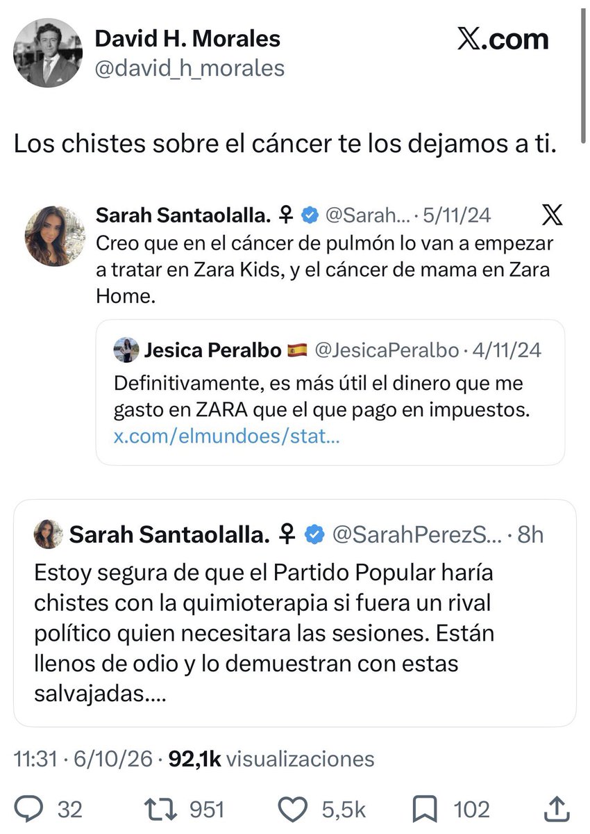 mejoreszasca's tweet photo. ZASCA!!!!!!!!!! de @david_h_morales a @SarahPerezSanta https://t.co/CcvpSxk4uI