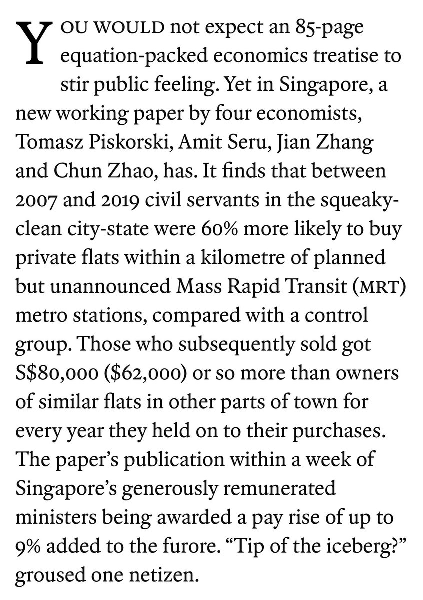 DoubleEph's tweet photo. Even the corruption in Singapore is of a much higher quality than typical. They’re betting on state capacity (the flats actually got built) https://t.co/XNLisHheJA