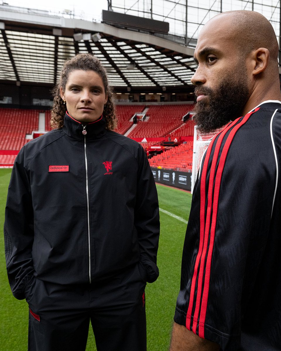 ManUtd's tweet photo. Introducing the United x @adidasFootball SPZL collection ⚫️