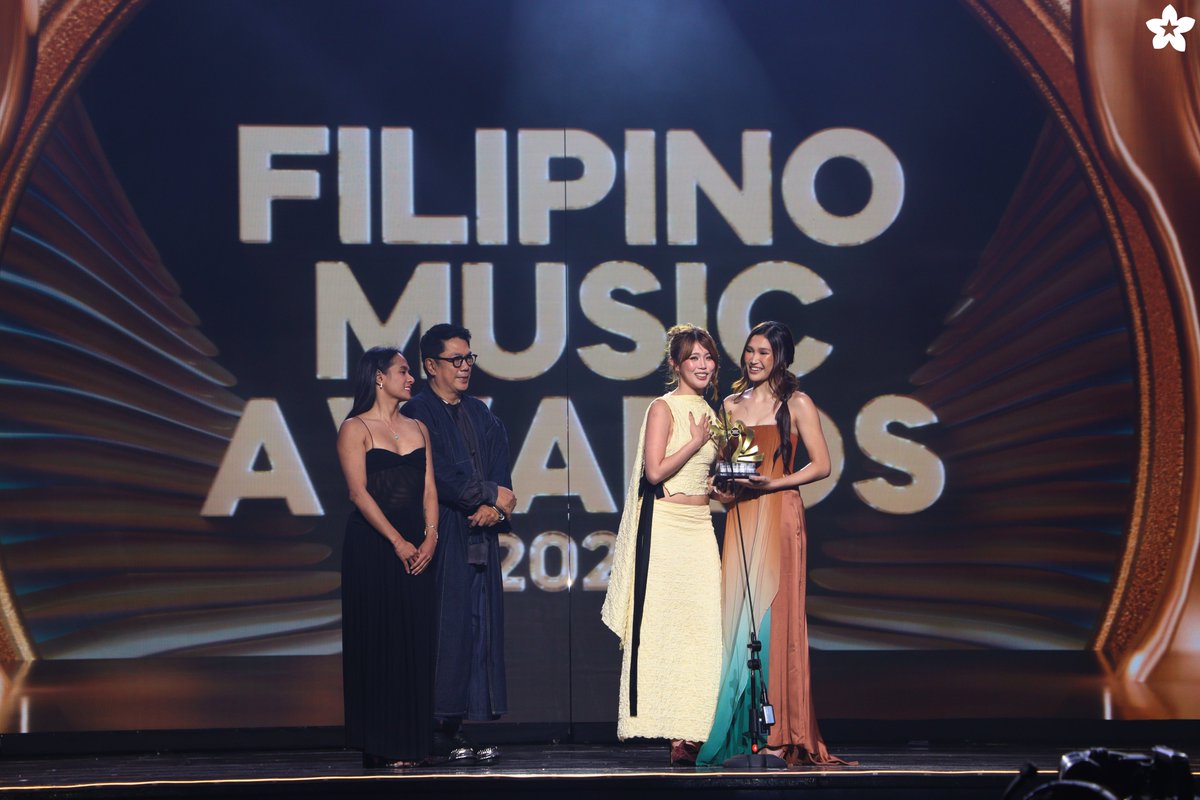 BINI_ph's tweet photo. WE DID IT! Tour of the Year: Signals World Tour 2026 and Artist of the Year at the Filipino Music Awards 2026! 🏆📡

2.. 3.. thank you to everyone who believed in us and continues to support our journey. We’re proud to send our SIGNALS around the world and share our music with everyone. 🌸💗

Mabuhay ang musikang Pilipino!🇵🇭

BINI AT FMA 2026
#BINI #FilipinoMusicAwards #FMAs #FMA2026 #BINIShinesAtTheFMA