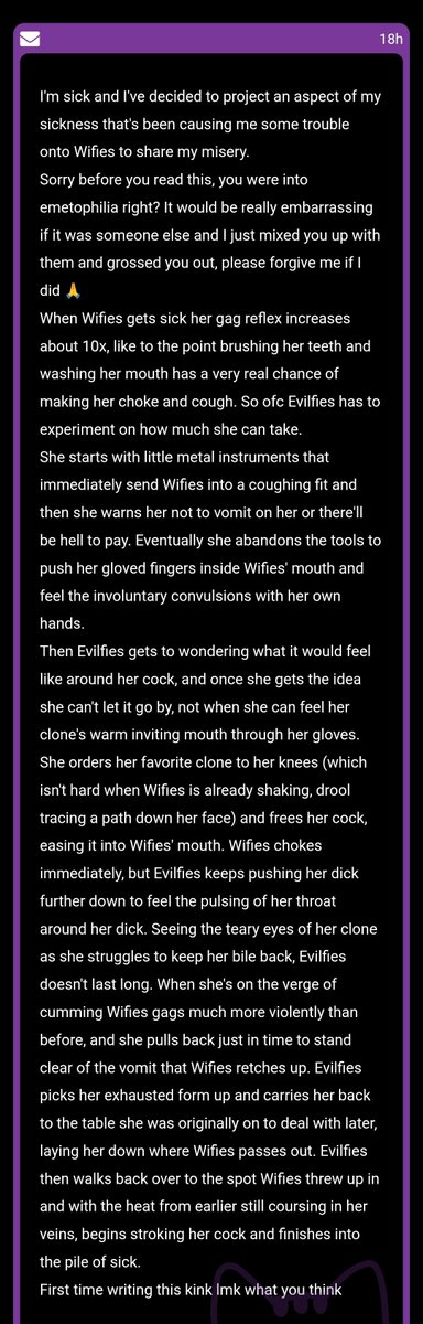 w1fiespervert's tweet photo. IDONOT THINK IM THE SPECIFIC MUTUAL YOU WERE LOOKING FOR BUT IM INTO EMETOPHILIA TOO SO THJS IS LIKE BEING GIFTED ONE THOUSAND DOLLARS.  HEEELP THEY'RE STEALINGMT PENIS https://t.co/pd0IAFe1EY